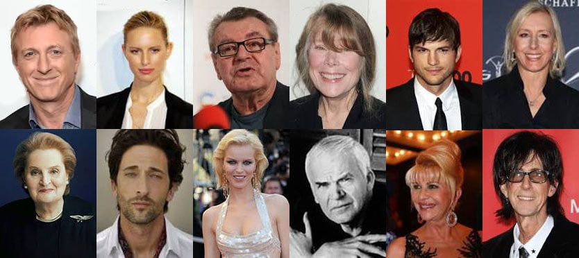 16 celebrities who are Czech or of Czech origin