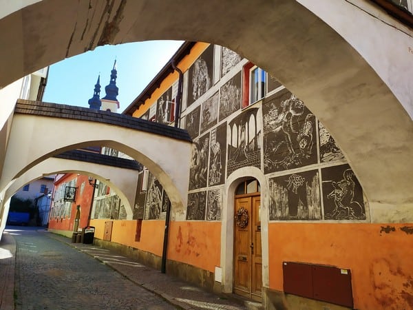 Street art at Josef Vachala's street