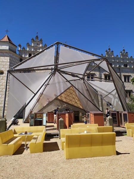 Recreational area around the castle