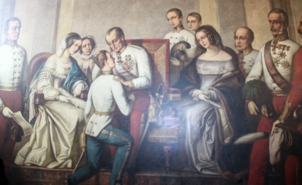 Initiation of Franz Joseph I., St. Jerome's Chapel