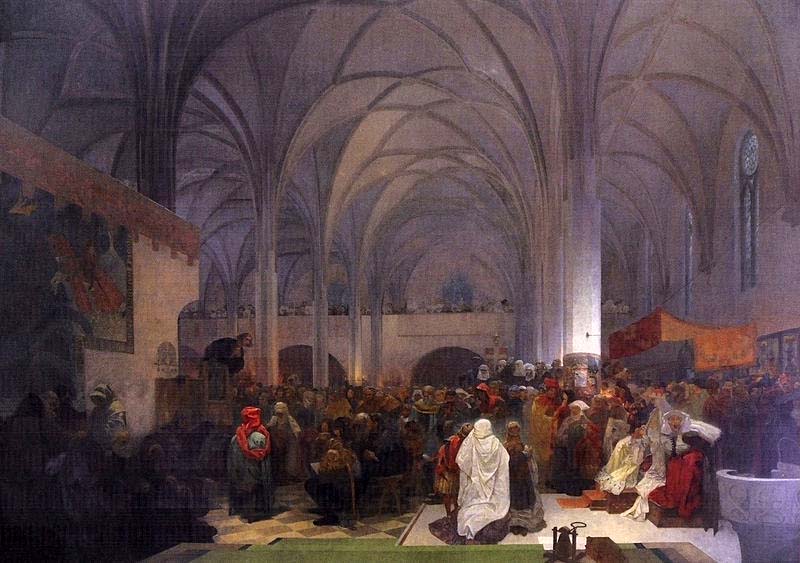 Master Jan Hus Preaching at the Bethlehem Chapel