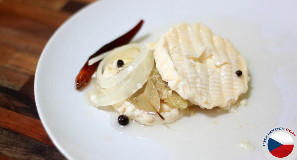 Nakládaný Hermelín – Czech Marinated Cheese