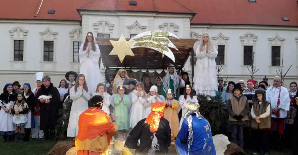 Live Nativity Scene in Rajhrad
