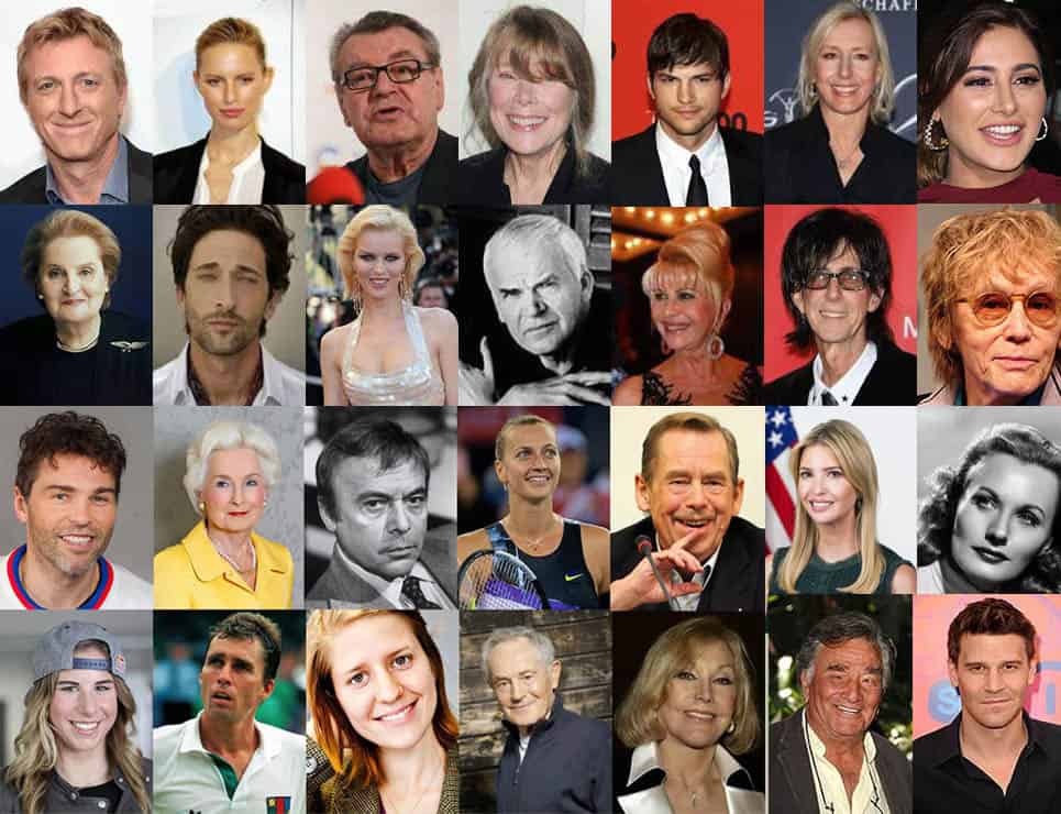 celebrities of czech origin