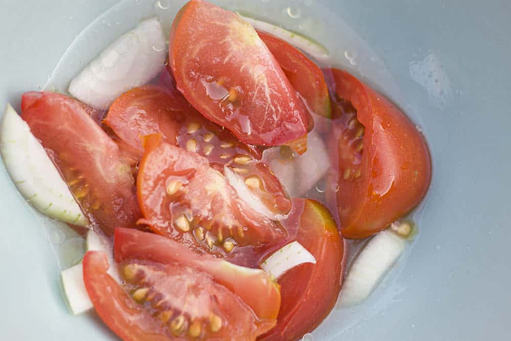 Czech Tomato Salad